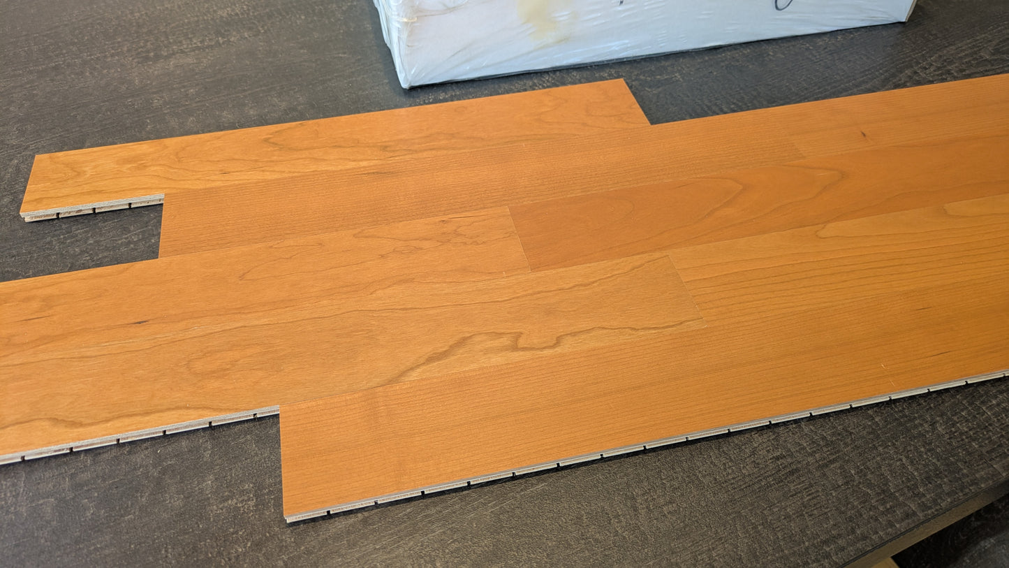 Restposten Boen – Stabparkett Amerikanische Kirsche – 58,8 m² 2. Wahl