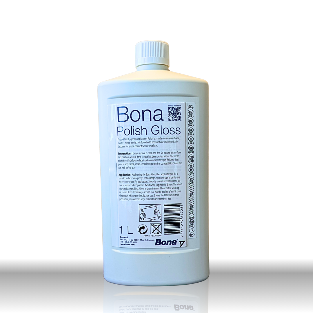 Bona Polish Gloss 1L – Holzbodenpflege für strahlenden Glanz