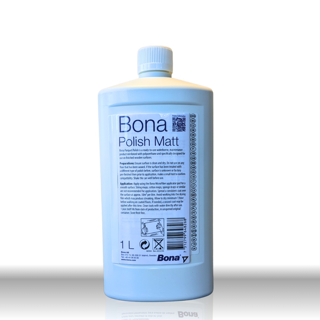 Bona Polish Matt 1L – Holzbodenpflege für seidenmatte Eleganz
