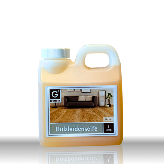 Gunreben Holzbodenseife Natur - Pflegemittel für geölte Holzböden - 1L