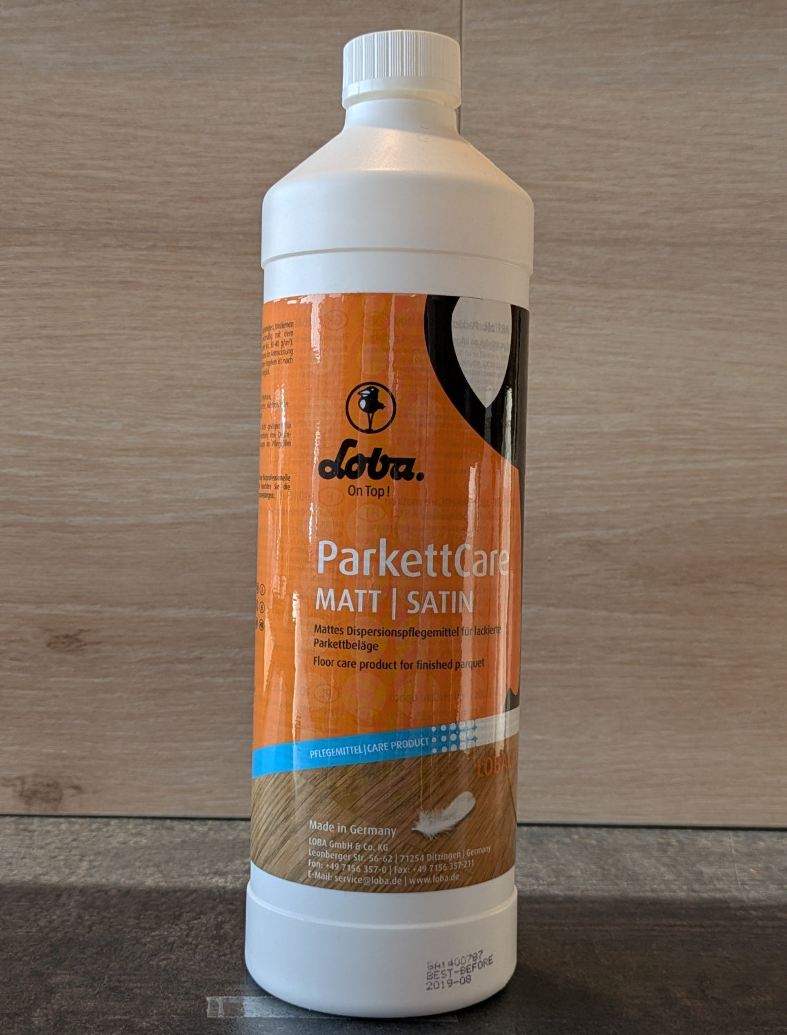 Loba ParkettCare Matt/Satin 1L Vorderseite