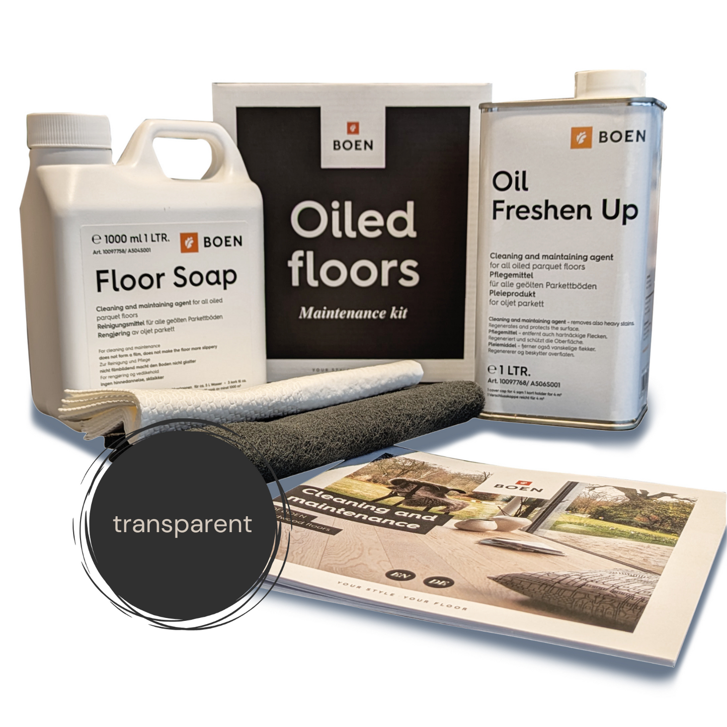 BOEN_Oiled_floors_Reinigungsset_für geölte Böden_1L_Set