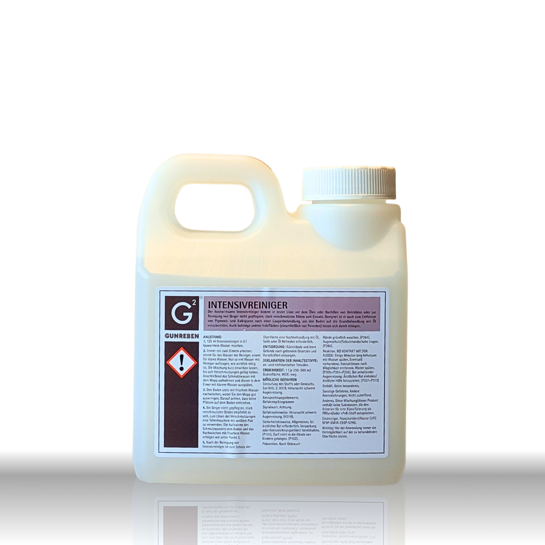 Gunreben Intensivreiniger - Pflegemittel für geölte Holzböden - 1L