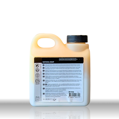 WOCA Holzbodenseife Weiß - Reiniger für Holzböden - 1L