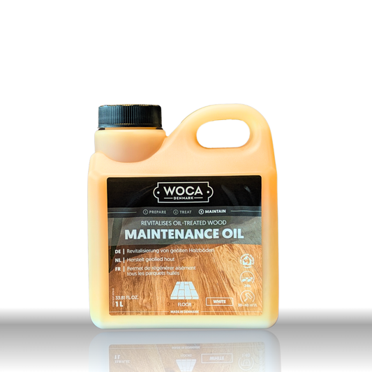 WOCA Maintenance Oil Pflegeöl Weiß 1L
