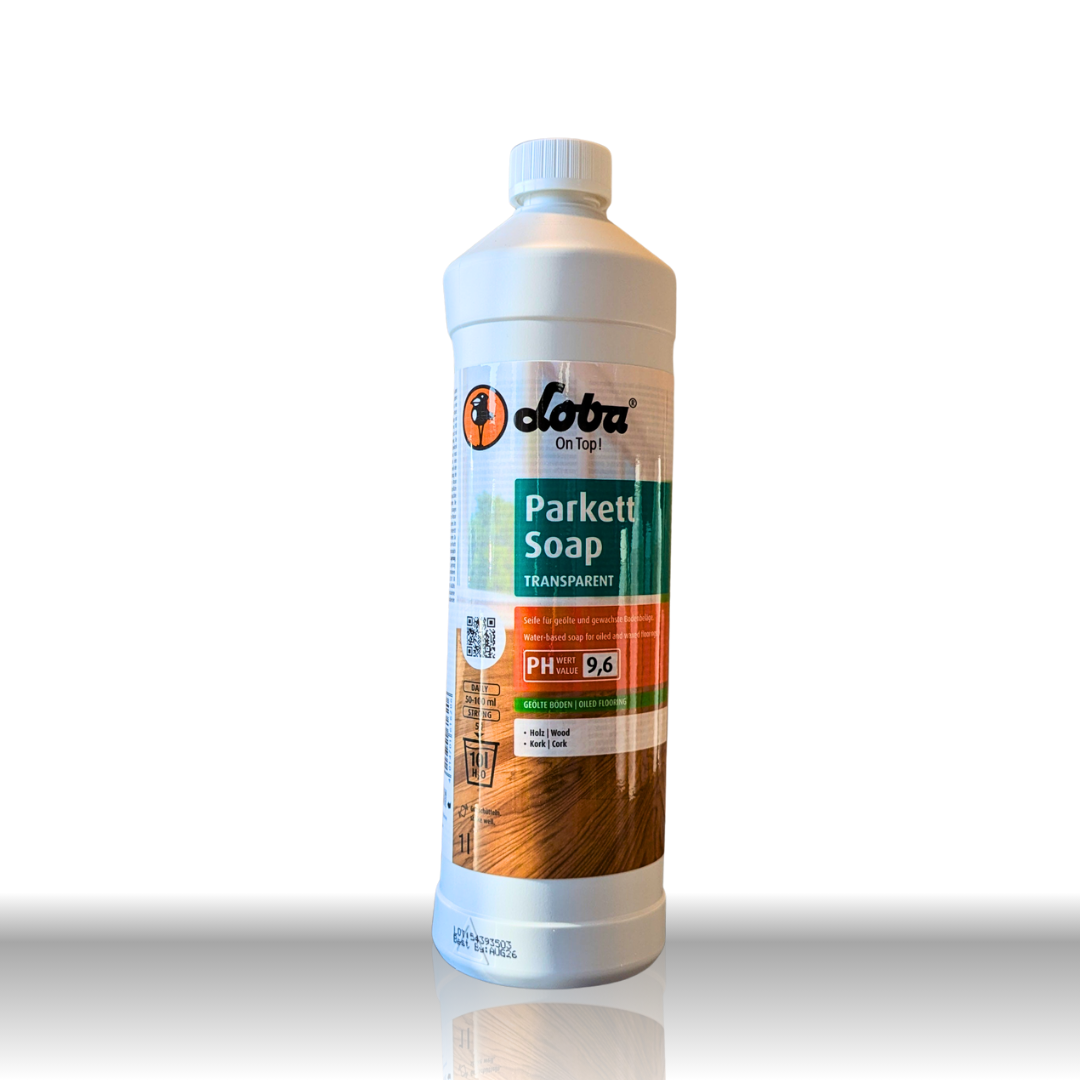 LOBA ParkettSoap transparent 1 Liter – Rückfettende Seife für geöltes und gewachstes Parkett