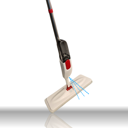 Sprühwischer für Parkett und Vinylböden – Spraymop mit nachfüllbarem Tank und waschbarem Mikrofaser-Pad für die schnelle Reinigung zwischendurch.